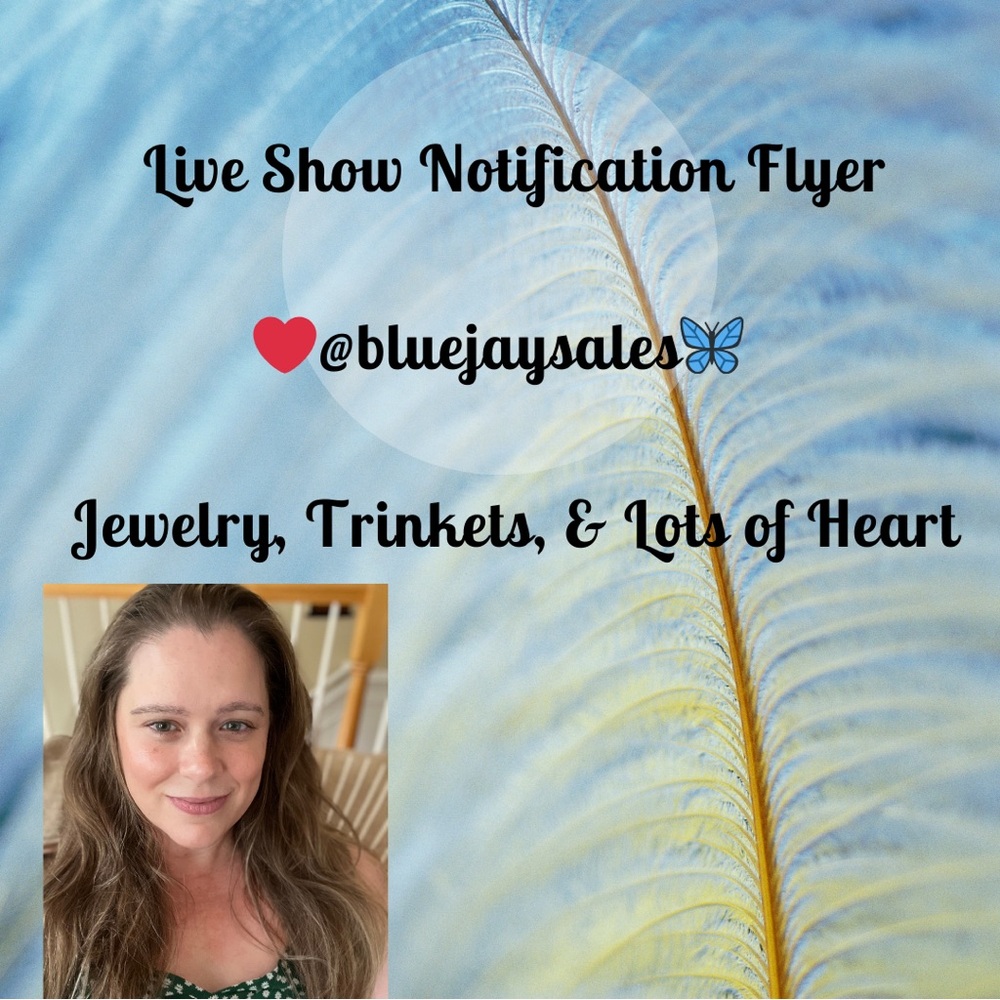 Live Show Notification Flyer ❤️